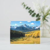 Schilderachtig colorado briefkaart (Staand voorkant)