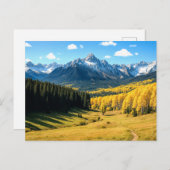 Schilderachtig colorado briefkaart (Voorkant / Achterkant)