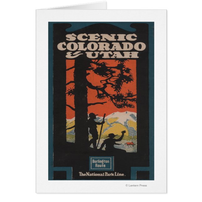 Schilderachtig Colorado en Utah Travel Poster (Voorkant)