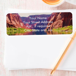 Schilderachtig Colorado Return Address Label