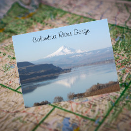 Schilderachtig Columbia River Gorge Travel foto Briefkaart