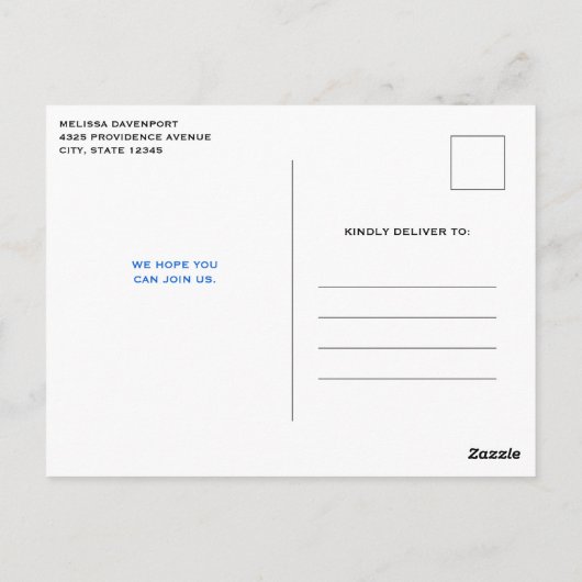 Schilderachtig Country Mountains en Lake Birthday  Briefkaart (Achterkant)