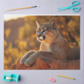 Schilderachtig decoupage van de Regal Mountain Lio Tissuepapier (Craft)