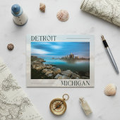 Schilderachtig Detroit Waterfront Briefkaart