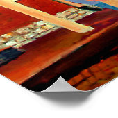 Schilderachtig district St. Charles Historic II Poster (Hoek)