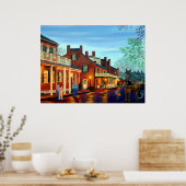 Schilderachtig district St. Charles Historic II Poster (Keuken)
