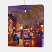 Schilderachtig district St. Charles Historic Keramisch Ornament (Links)