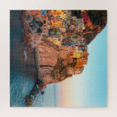 Schilderachtig dorp, Cinque Terre, Liguria, Italië Legpuzzel (Horizontaal)