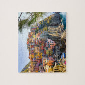 Schilderachtig dorp, Cinque Terre, Liguria, Italië Legpuzzel (Verticaal)