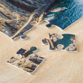 Schilderachtig dorp, Cinque Terre, Liguria, Italië Legpuzzel (Zijkant)