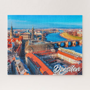 Schilderachtig Dresden, Duitsland Legpuzzel