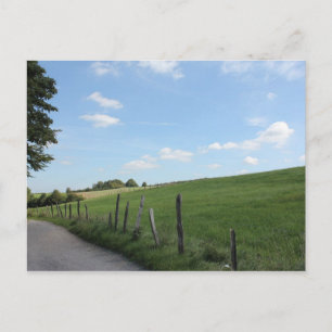 Schilderachtig Duits platteland "Bergisches Land" Briefkaart