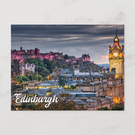 Schilderachtig Edinburgh, Scotland, Verenigd Konin Briefkaart (Voorkant)