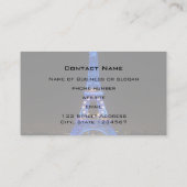 Schilderachtig Eiffeltoren bij nacht Visitekaartje (Achterkant)