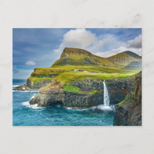 Schilderachtig eiland Tropical Faroe Archipelago Briefkaart (Voorkant)