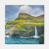 Schilderachtig eiland Tropical Faroe Archipelago Magneet (Voorkant)