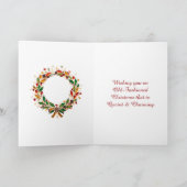 Schilderachtig en charmant kerstmozaïek kaart (Binnen)