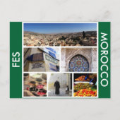 schilderachtig fes marokko briefkaart (Voorkant)