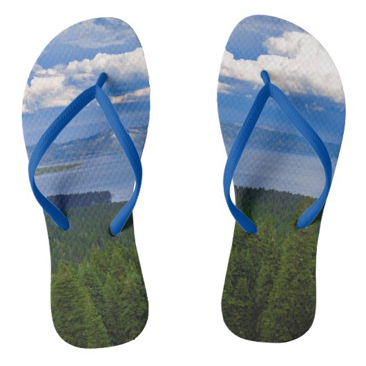 Schilderachtig Flip Flop Sandals Lake Tahoe (Voetbed)