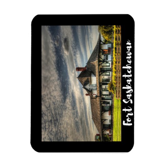 Schilderachtig Fort Saskatchewan Magneet (Verticaal)