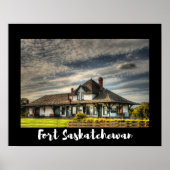 Schilderachtig Fort Saskatchewan Poster (Voorkant)
