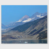 Schilderachtig foto Alaska Mountains Ocean Cadeaupapier (Vlak)