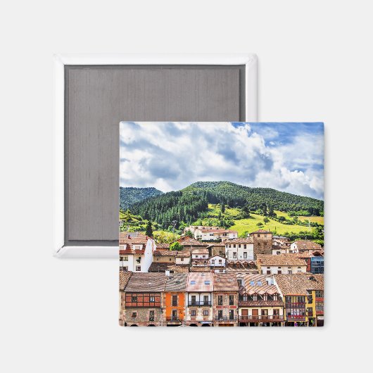 Schilderachtig foto Cantabria, Spanje Magneet (Voorkant / Achterkant)