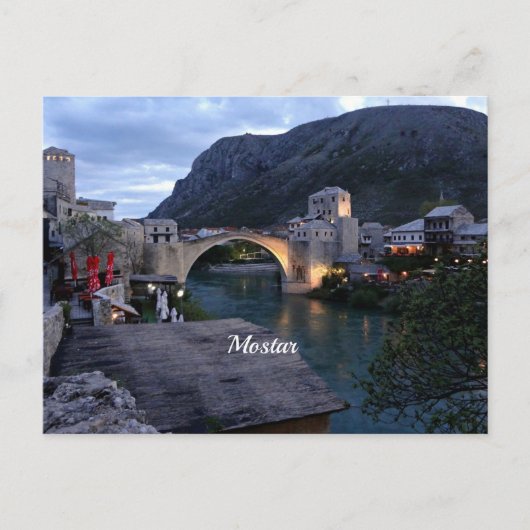 Schilderachtig foto Mostar Briefkaart (Voorkant)