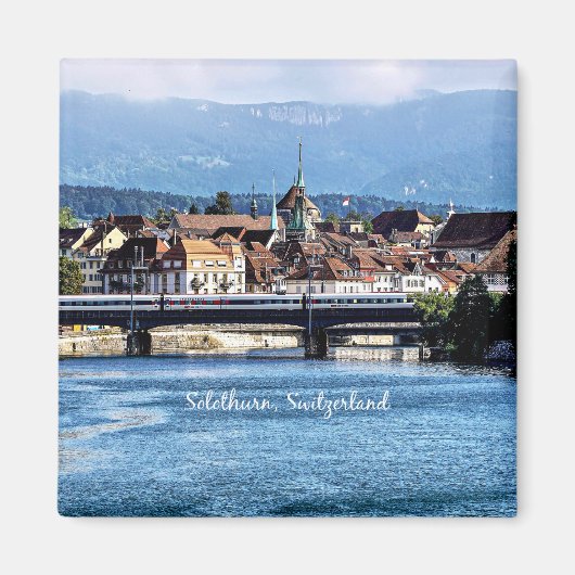 Schilderachtig foto Solothurn, Zwitserland Magneet (Voorkant)