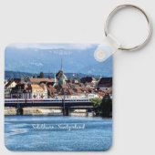 Schilderachtig foto Solothurn, Zwitserland Sleutelhanger (Achterkant)