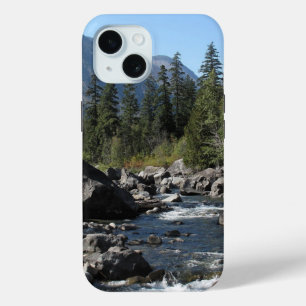 Schilderachtig foto van het bergmeer iPhone 15 case