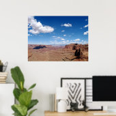 Schilderachtig foto van het Nationaal Park Canyonl Poster (Thuiskantoor)