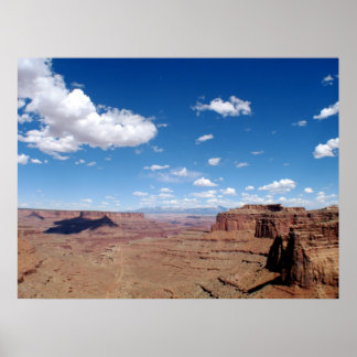 Schilderachtig foto van het Nationaal Park Canyonl Poster