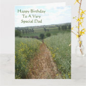 Schilderachtig foto van het platteland in het Enge Kaart (Gele Bloem)