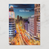 Schilderachtig foto van Madrid, Spanje; Briefkaart (Voorkant)