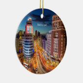 Schilderachtig foto van Madrid, Spanje Keramisch Ornament (Rechts)