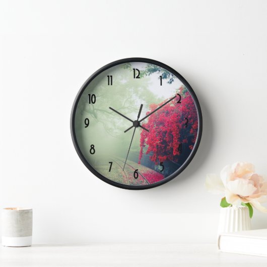 Schilderachtig foto van Misty Railroad Tracks (Huis)