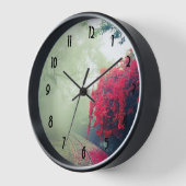 Schilderachtig foto van Misty Railroad Tracks (Hoek)