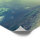 Schilderachtig foto van Misty Railroad Tracks Poster (Hoek)