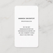 Schilderachtig foto van Misty Railroad Tracks Visitekaartje (Achterkant)