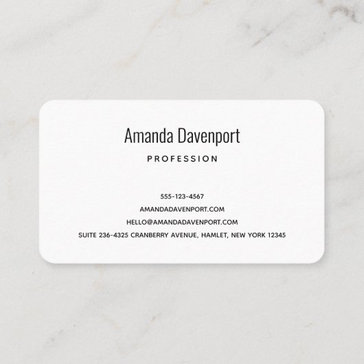 Schilderachtig foto van Misty Railroad Tracks Visitekaartje (Achterkant)