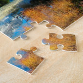 Schilderachtig foto van Mountain Sky Lake Legpuzzel (Zijkant)