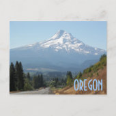 Schilderachtig foto van Oregon en montagehout Briefkaart (Voorkant)
