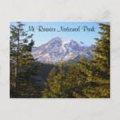 Schilderachtig foto voor Rainierreizen Briefkaart (Voorkant)