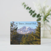 Schilderachtig foto voor Rainierreizen Briefkaart (Staand voorkant)