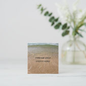 Schilderachtig fotogebeurtenissenplank Aangepaste  Vierkante Visitekaartje (Staand voorkant)