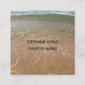 Schilderachtig fotogebeurtenissenplank Aangepaste  Vierkante Visitekaartje (Voorkant)