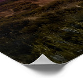 Schilderachtig fotografie - Uluru bij zonsondergan Poster (Hoek)