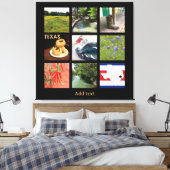 Schilderachtig foto's van Texas Canvas Afdruk (Insitu (Slaapkamer))