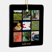 Schilderachtig foto's van Texas Keramisch Ornament (Rechts)